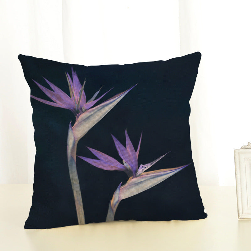 HKM-250707 Series Linen Backrest Cushion Cover - Cotton, 45x45cm, Ideal for Living Room, Bedroom, Study, and Commercial Spaces