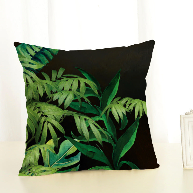 HKM-250707 Series Linen Backrest Cushion Cover - Cotton, 45x45cm, Ideal for Living Room, Bedroom, Study, and Commercial Spaces