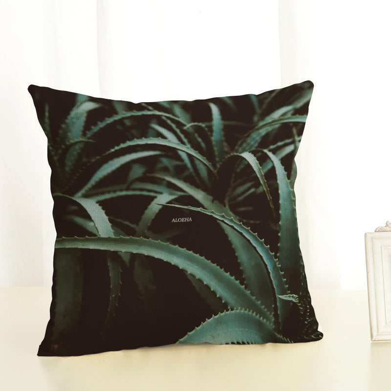 HKM-250707 Series Linen Backrest Cushion Cover - Cotton, 45x45cm, Ideal for Living Room, Bedroom, Study, and Commercial Spaces
