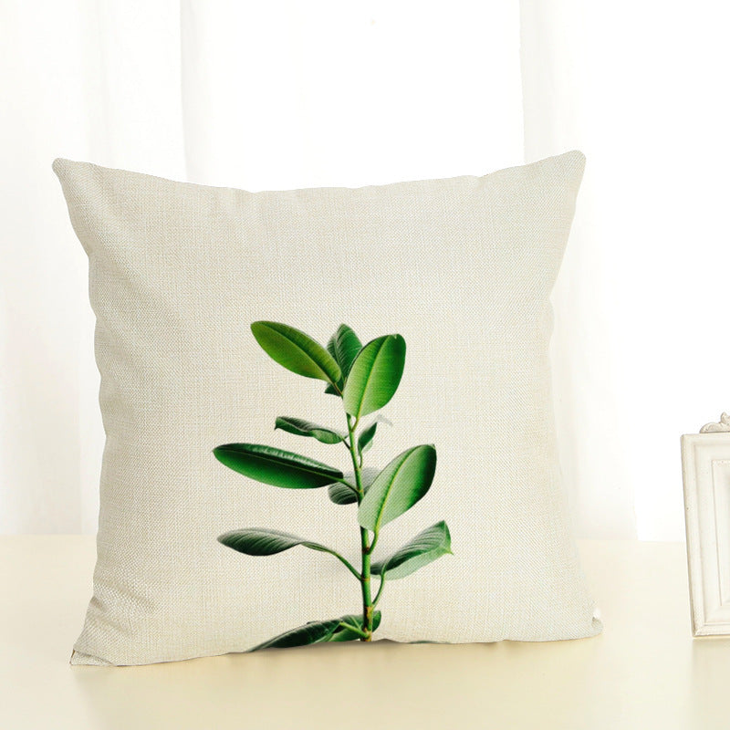 HKM-250707 Series Linen Backrest Cushion Cover - Cotton, 45x45cm, Ideal for Living Room, Bedroom, Study, and Commercial Spaces