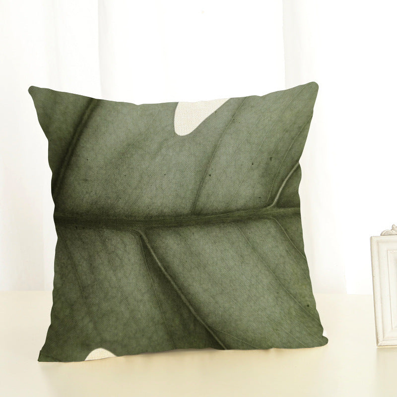 HKM-250707 Series Linen Backrest Cushion Cover - Cotton, 45x45cm, Ideal for Living Room, Bedroom, Study, and Commercial Spaces