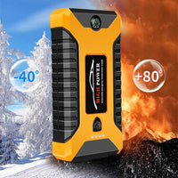 HKM-250771 Compact Car Emergency Power Bank for Jump Starting Vehicles, Yellow Color
