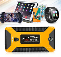 HKM-250771 Compact Car Emergency Power Bank for Jump Starting Vehicles, Yellow Color