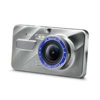 HKM-250963 4-Inch 1080p Front and Rear Dual Lens Dash Cam with IPS HD Screen