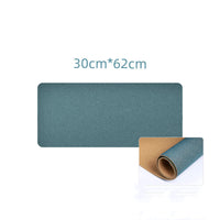 HKM-250963 Large Natural Cork Mouse Pad - Anti-Slip Waterproof Desk Mat for PC and Laptop