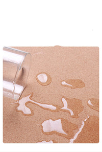 HKM-250963 Large Natural Cork Mouse Pad - Anti-Slip Waterproof Desk Mat for PC and Laptop