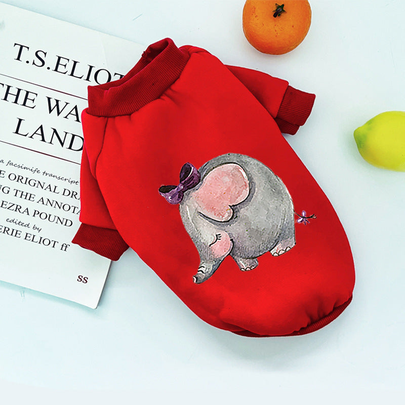 HKM-251411 Teddy Two-Legged Comfortable Fleece Sweater for Dogs - Breathable and Stylish Design