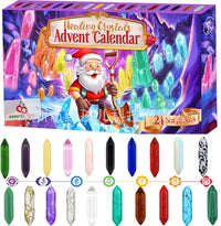 HKM-251539 Crystal Necklace Stand with Magnifier and Storage Bag - Set of Healing Stones for Gifts and Commemoratives