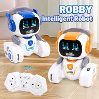 HKM-251539 Educational Programmable RC Robot with LED Lights for Kids Ages 2 and Up