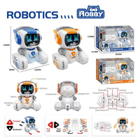 HKM-251539 Educational Programmable RC Robot with LED Lights for Kids Ages 2 and Up