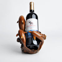 HKM-251667 European Style Dolphin Wine Rack Decorative Ornaments in Synthetic Resin
