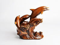 HKM-251667 European Style Dolphin Wine Rack Decorative Ornaments in Synthetic Resin
