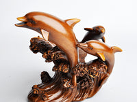 HKM-251667 European Style Dolphin Wine Rack Decorative Ornaments in Synthetic Resin