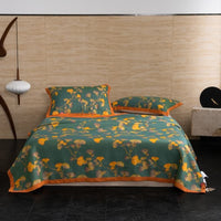 HKM-251731 Cotton Gauze Three-Layer Bedspread and Pillowcase Set - Light and Breathable Bedding Options