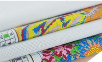HKM-251731 Eco-Friendly Cross Stitch Kit with Frame - 17x14cm Cotton Thread Design