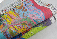HKM-251731 Eco-Friendly Cross Stitch Kit with Frame - 17x14cm Cotton Thread Design
