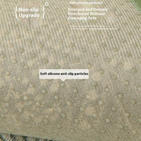 HKM-251795 Universal Chenille Shaped Sofa Cover with Plant and Flower Pattern in Multiple Sizes