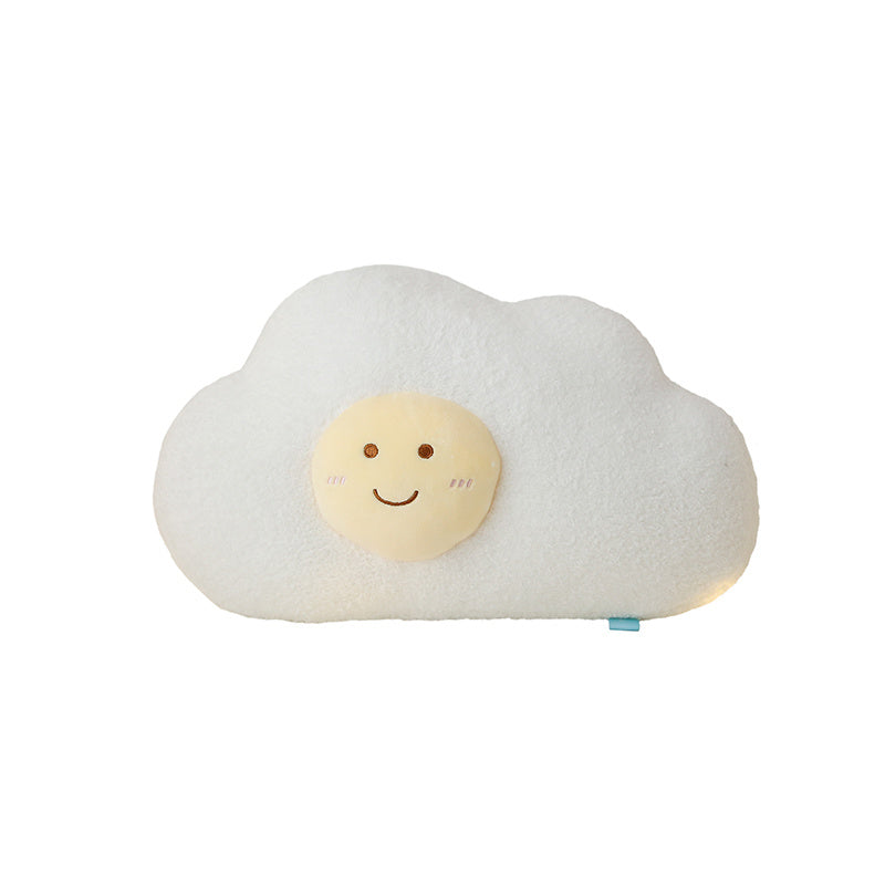 HKM-251859 Girl's Plush Heart Bed Pillow with Bay Window Design, Cartoon Anime Styles, Multiple Fun Patterns