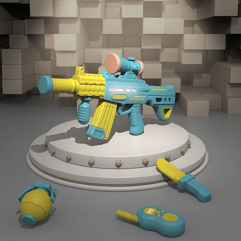 KTX-251987 DIY Magnetic Building Toy Set for Kids - Electronic Assembly Toy with Light and Sound, Ages 2-4