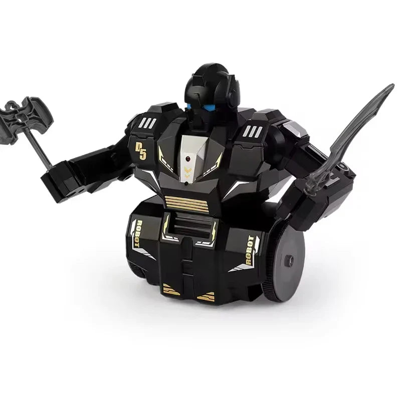 HKM-252307 Remote-controlled Interactive Mini Fighting Robots for 2 Players - 360° Rotation Battle Toy