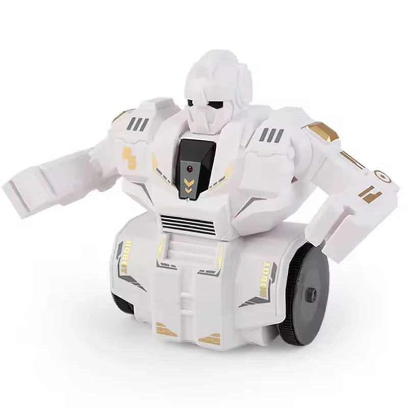 HKM-252307 Remote-controlled Interactive Mini Fighting Robots for 2 Players - 360° Rotation Battle Toy