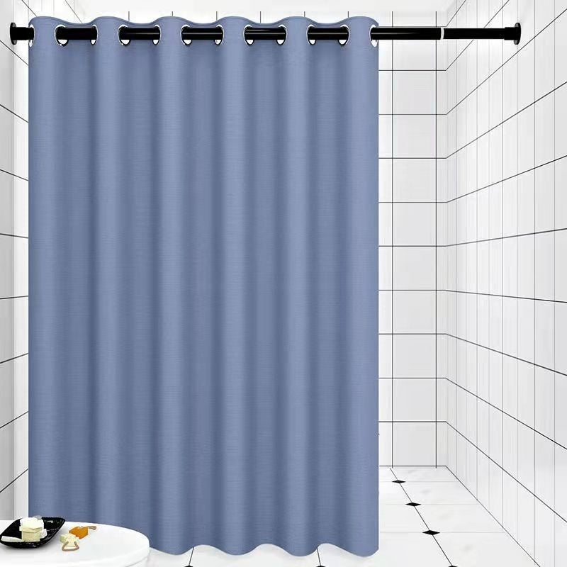 KTX-252435 Linen Thick Waterproof Mildew-Proof Shower Curtain in Various Colors and Sizes