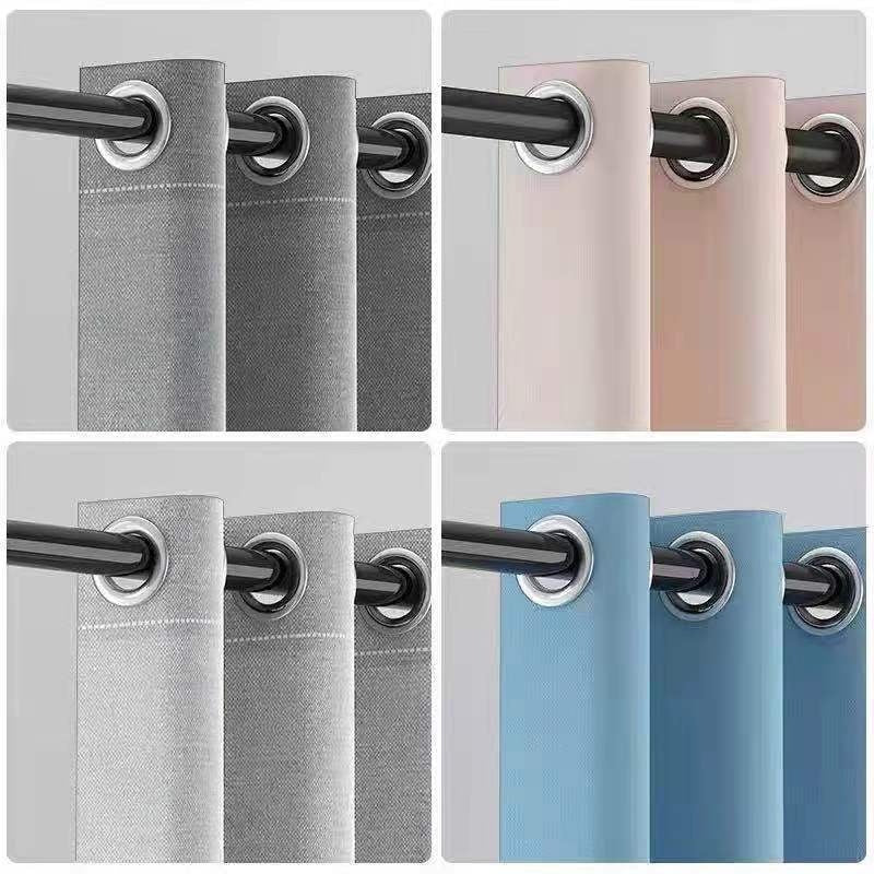 KTX-252435 Linen Thick Waterproof Mildew-Proof Shower Curtain in Various Colors and Sizes
