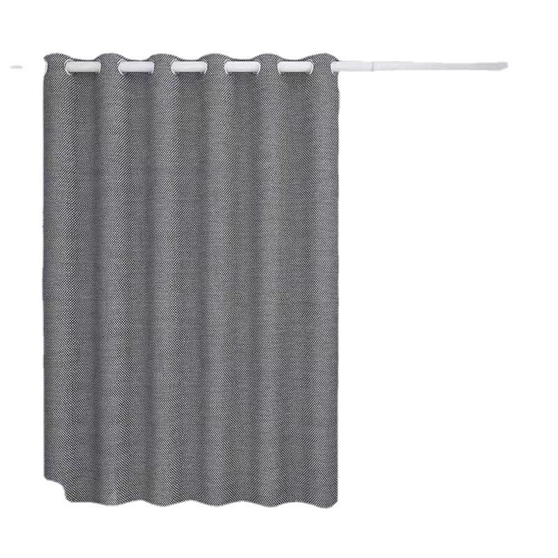 KTX-252435 Linen Thick Waterproof Mildew-Proof Shower Curtain in Various Colors and Sizes