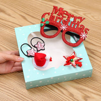 HKM-252499 Christmas Ornament Hairpin with Gift Box - Perfect for Birthdays, Parties, and Holiday Celebrations