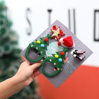 HKM-252499 Christmas Ornament Hairpin with Gift Box - Perfect for Birthdays, Parties, and Holiday Celebrations