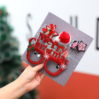 HKM-252499 Christmas Ornament Hairpin with Gift Box - Perfect for Birthdays, Parties, and Holiday Celebrations
