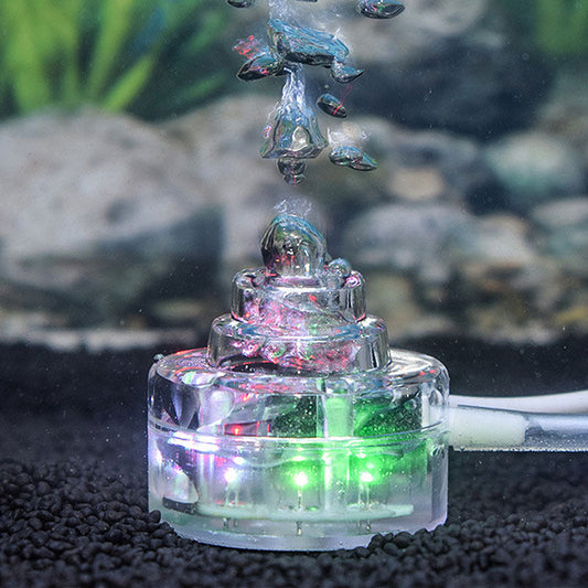 HKM-252563 Acrylic Silicone Aquarium Lamp with Moss Glue for Decorative Enhancements