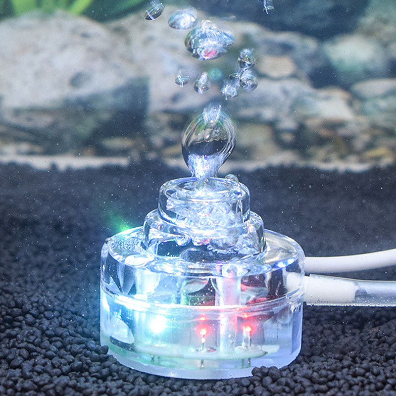 HKM-252563 Acrylic Silicone Aquarium Lamp with Moss Glue for Decorative Enhancements