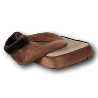 HKM-252563 Brown Foot Massager with Thermotherapy and Handheld Remote Control - Mechanical Operation
