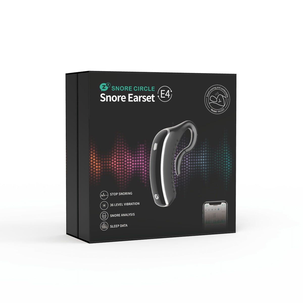 HKM-252627 Anti-Snoring Smart Earset Device with Adaptive Vibration Technology