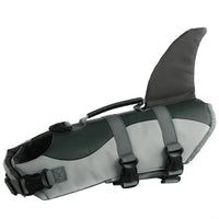 HKM-252691 Adjustable Mermaid Shark Dog Swimming Life Vest for Small to Large Pets - Safe and Stylish Swim Aid