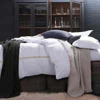 HKM-252883 Four-Piece Satin Embroidery Bedding Set in Various Colors and Sizes