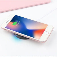 HKM-252947 5W Qi Wireless Charger Base for Mobile Phones, ABS Shell, Compact Design
