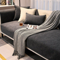 HKM-252947 Non-slip Chenille Sofa Cover Slipcover Dust Cover in Various Sizes