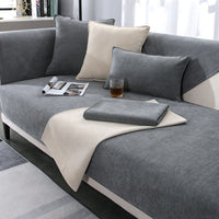 HKM-252947 Non-slip Chenille Sofa Cover Slipcover Dust Cover in Various Sizes