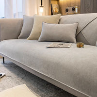 HKM-252947 Non-slip Chenille Sofa Cover Slipcover Dust Cover in Various Sizes