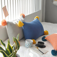 HKM-253011 Cotton Pillowcase for Color Scout Blanket - 50x35cm, Elastic Acrylic Ball