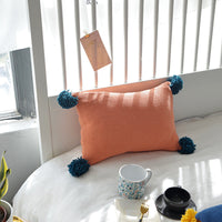 HKM-253011 Cotton Pillowcase for Color Scout Blanket - 50x35cm, Elastic Acrylic Ball
