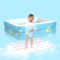 HKM-253139 Four-Layer Inflatable Swimming Pool for Kids - PVC Outdoor Water Play Toy, 180x125x75cm
