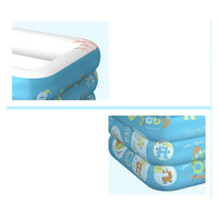 HKM-253139 Four-Layer Inflatable Swimming Pool for Kids - PVC Outdoor Water Play Toy, 180x125x75cm