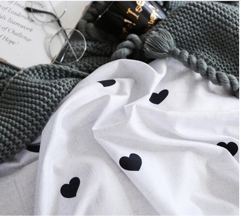 HKM-253203 Cotton Wash Three-Piece Bedding Set in Various Sizes