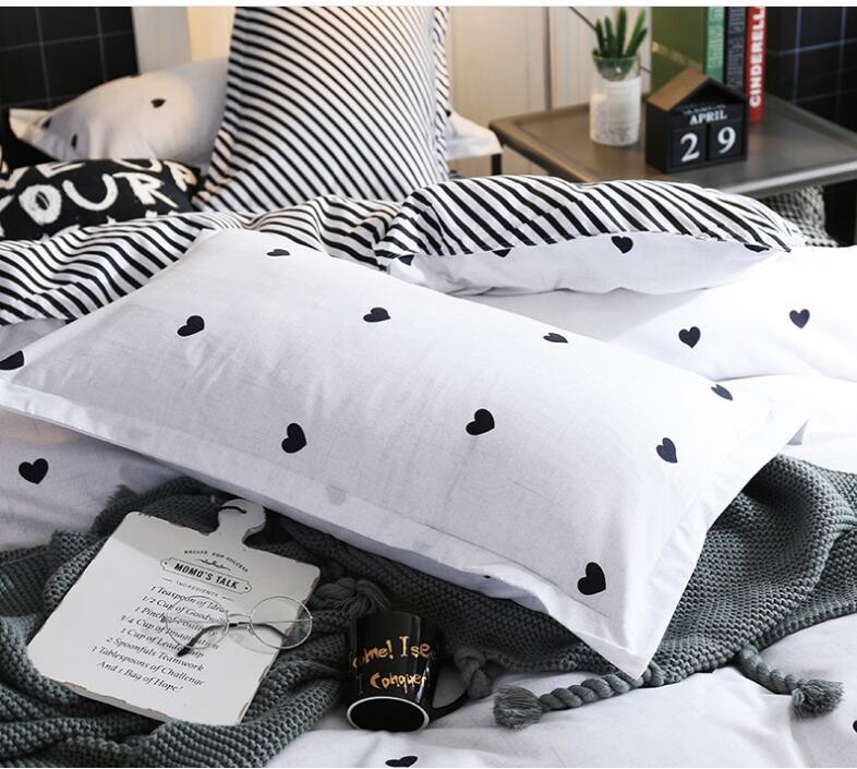 HKM-253203 Cotton Wash Three-Piece Bedding Set in Various Sizes
