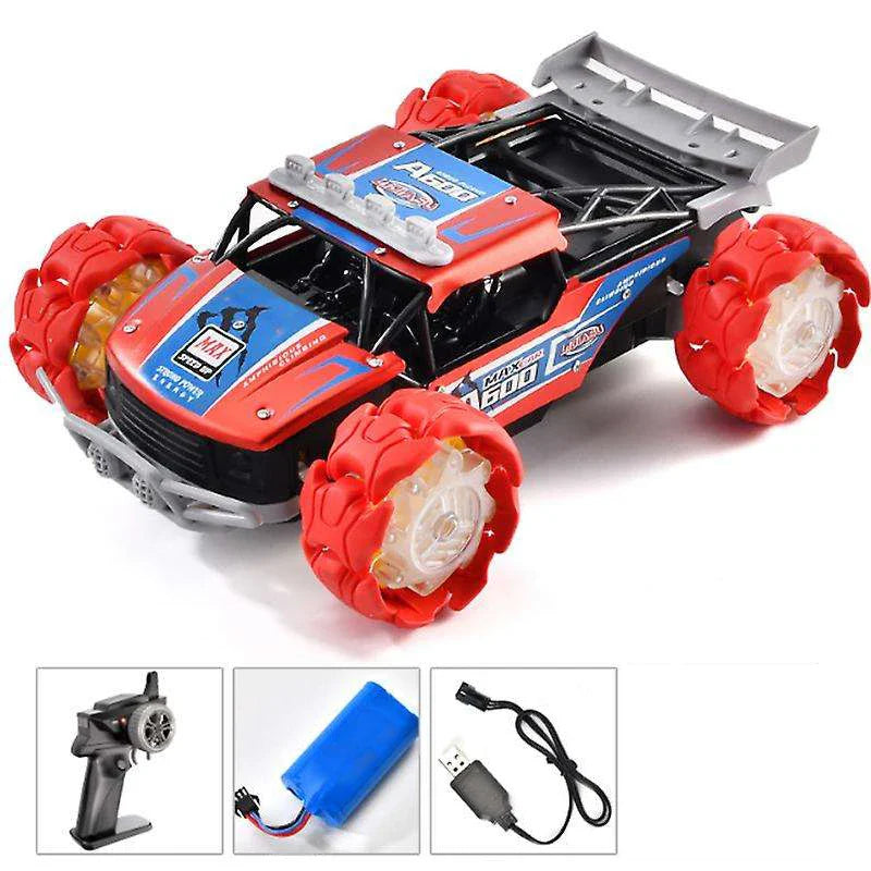 HKM-253459 Alloy RC Climbing Car with Explosion Wheel and Music - Remote Control Off-road Stunt Toy