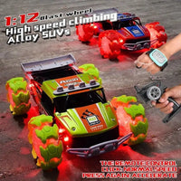 HKM-253459 Alloy RC Climbing Car with Explosion Wheel and Music - Remote Control Off-road Stunt Toy