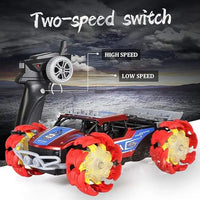 HKM-253459 Alloy RC Climbing Car with Explosion Wheel and Music - Remote Control Off-road Stunt Toy